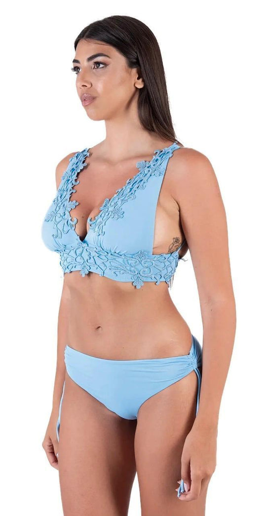 slip coulisse celeste 26CM48022 DISTRICT MARGHERITA MAZZEI