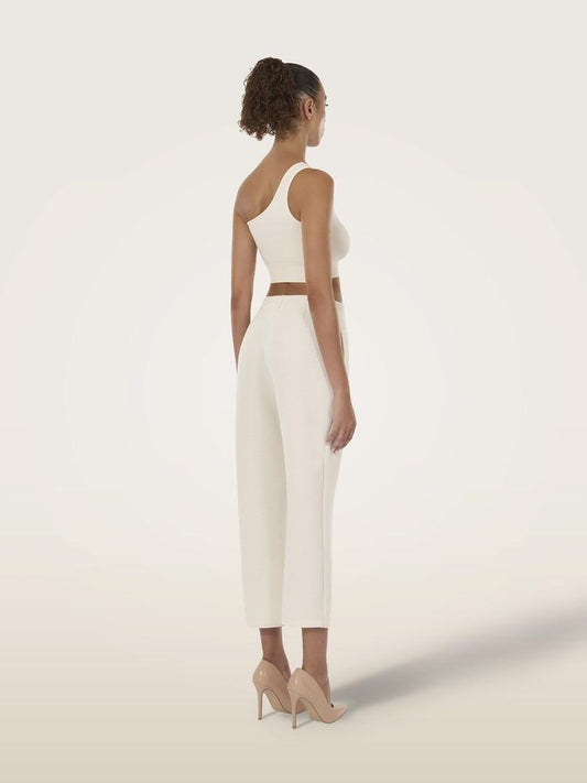 Crop top mono-spalla in filato 57217031 WOLFORD