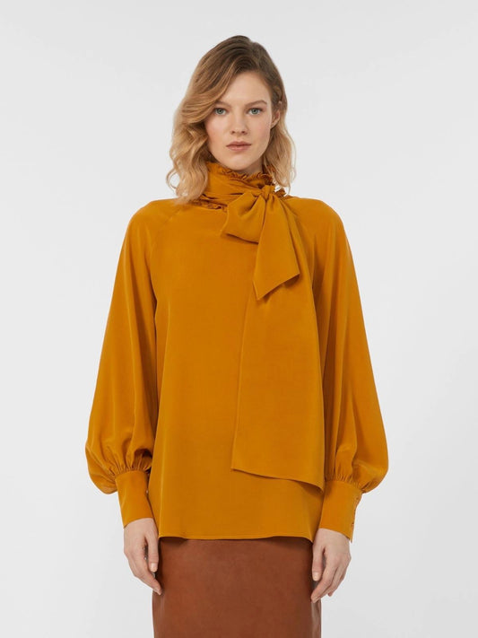 Camicia in crêpe de Chine di seta GUIDO024 MAXMARA