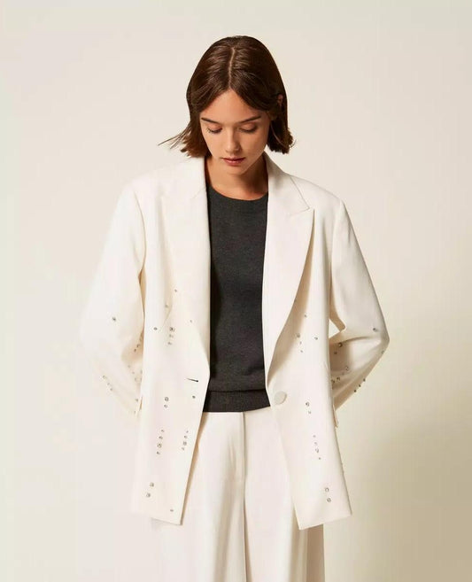 Giacca blazer con ricami a mano AT2010007 TWINSET