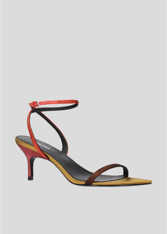 Sandali con tacco multicolor 119Z75BK010 LOLA CRUZ