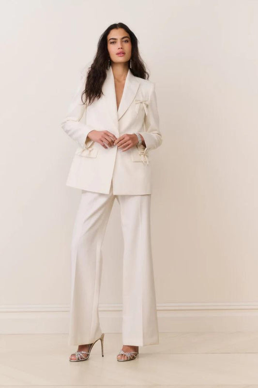 blazer con fiocchi applicati 2925007 LOVESHACKFANCY