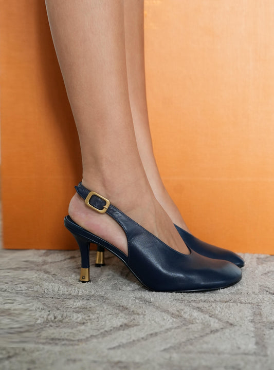 decollete in vernice blu 052Z14BK003 LOLA CRUZ