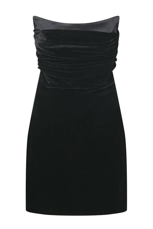 Abito corto in velluto 25420000 AMEN