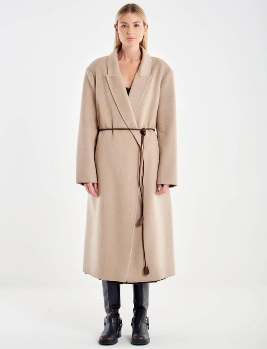 Cappotto Lungo con Cinturina TF0029013 VICOLO