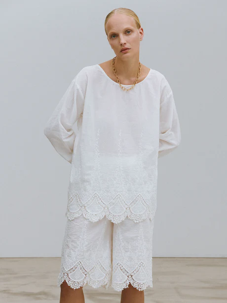 Maglia oversize in 100% cotone