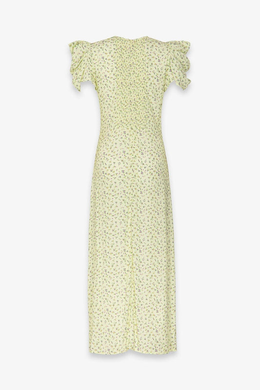 abito midi con drappeggio BW01537016 MAR DE MARGARITAS
