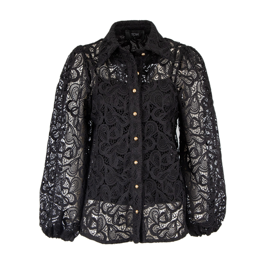 camicia in pizzo