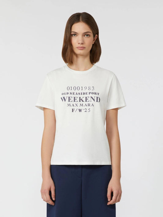 T-shirt in puro cotone GUGLIA005 MAXMARA