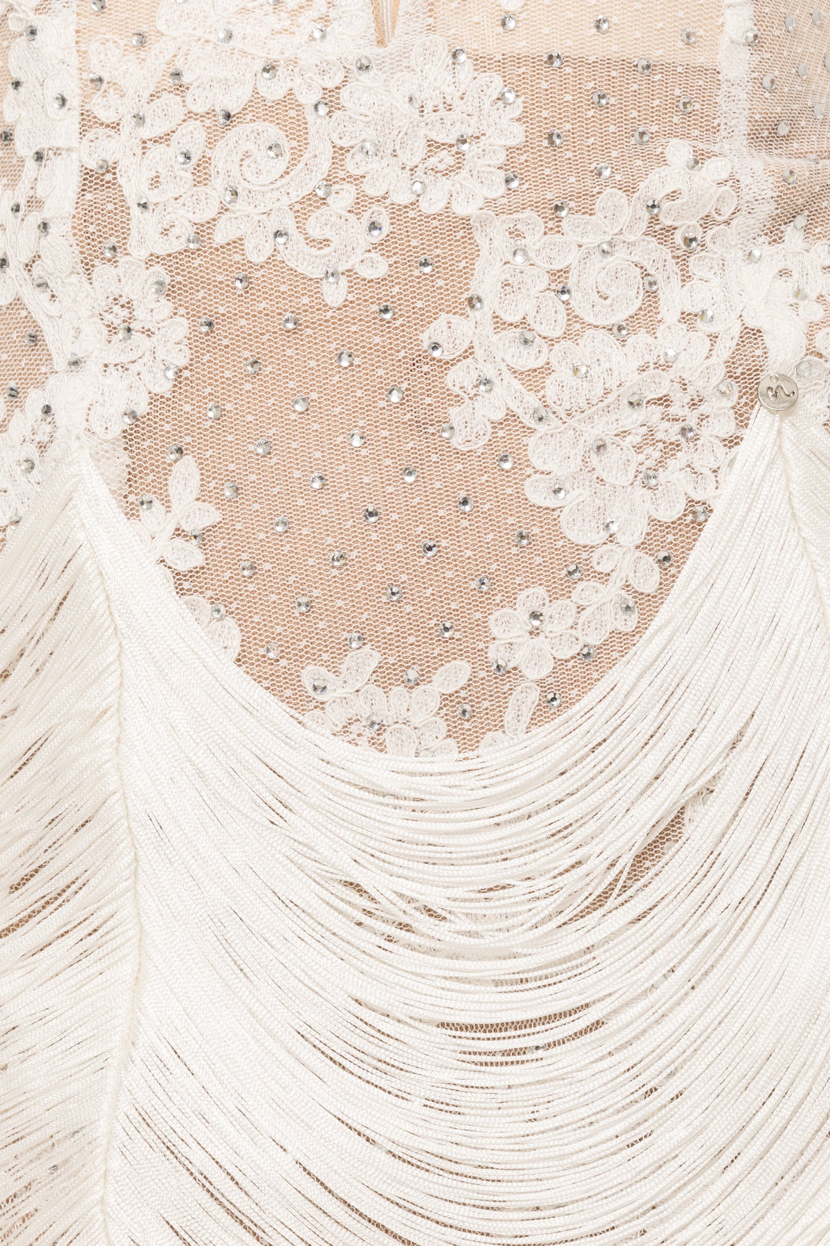 abito midi in pizzo 