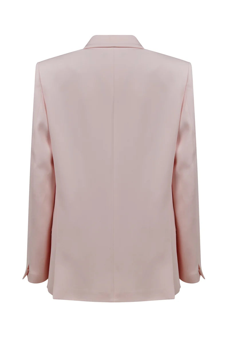blazer in crepe 