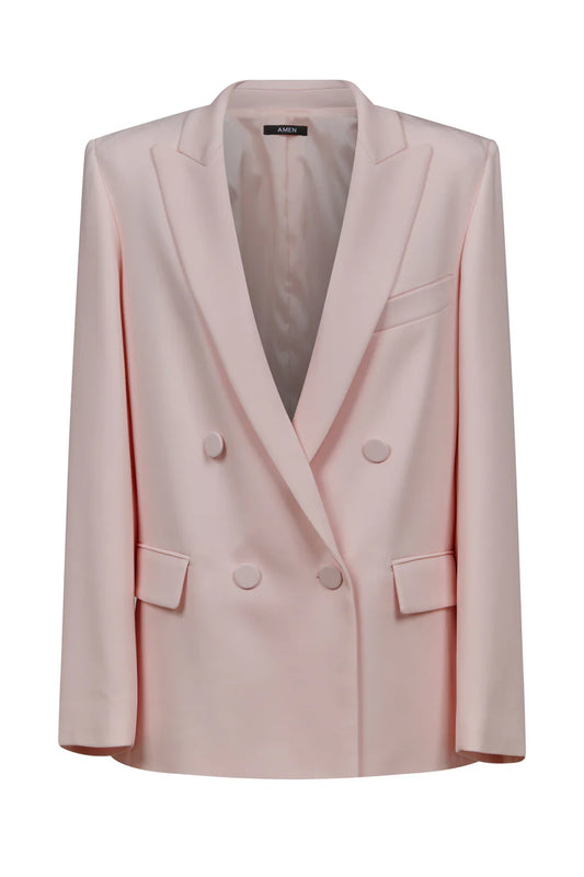 blazer in crepe 