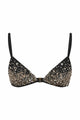 bralette in crepe e strass 