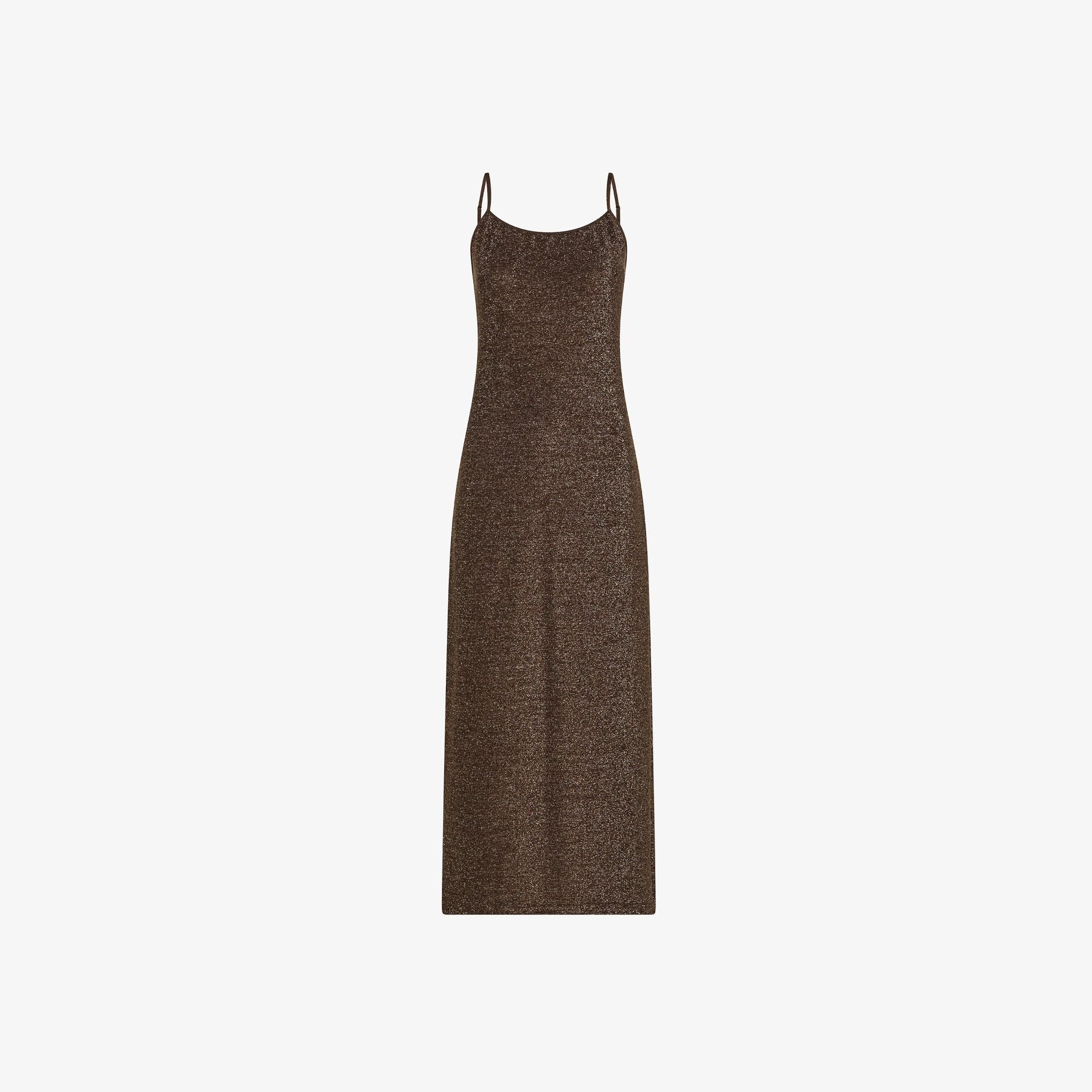 abito lungo in lurex 