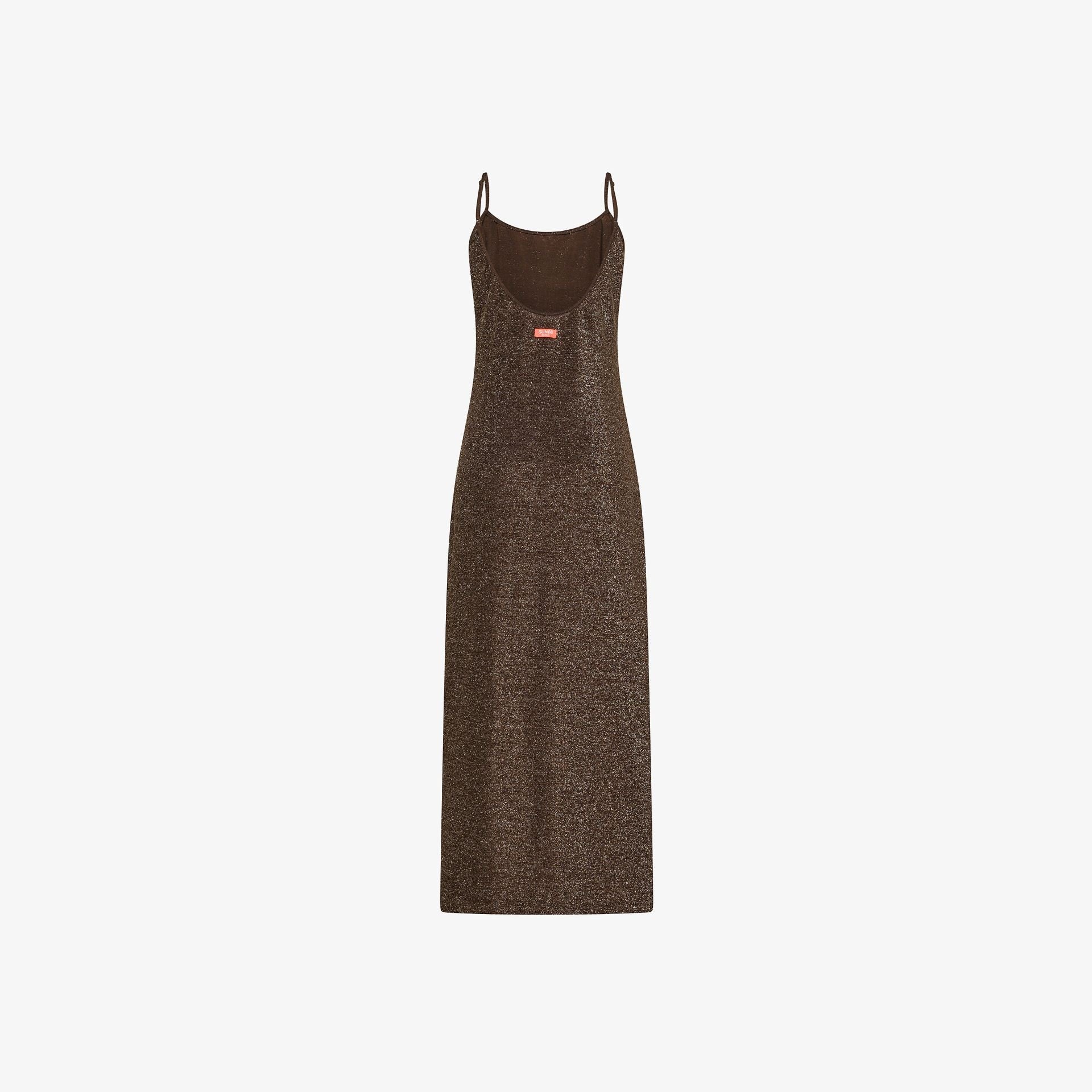 abito lungo in lurex 