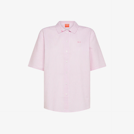 camicia in cotone mezza manica 