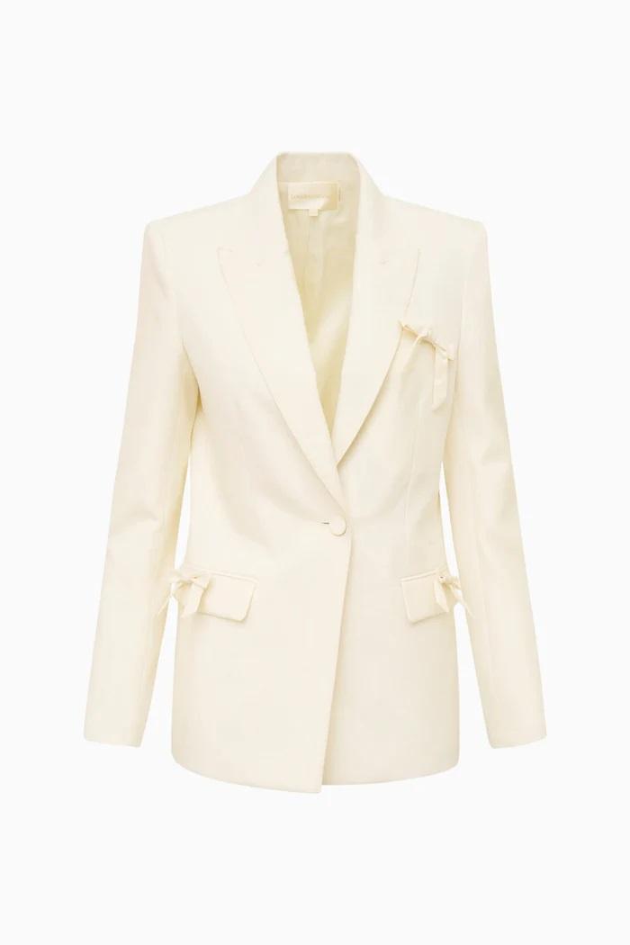 blazer con fiocchi applicati 2925007 LOVESHACKFANCY