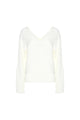 PULLOVER A V IN PUNTO TRECCIA M44014007 SO ALLURE