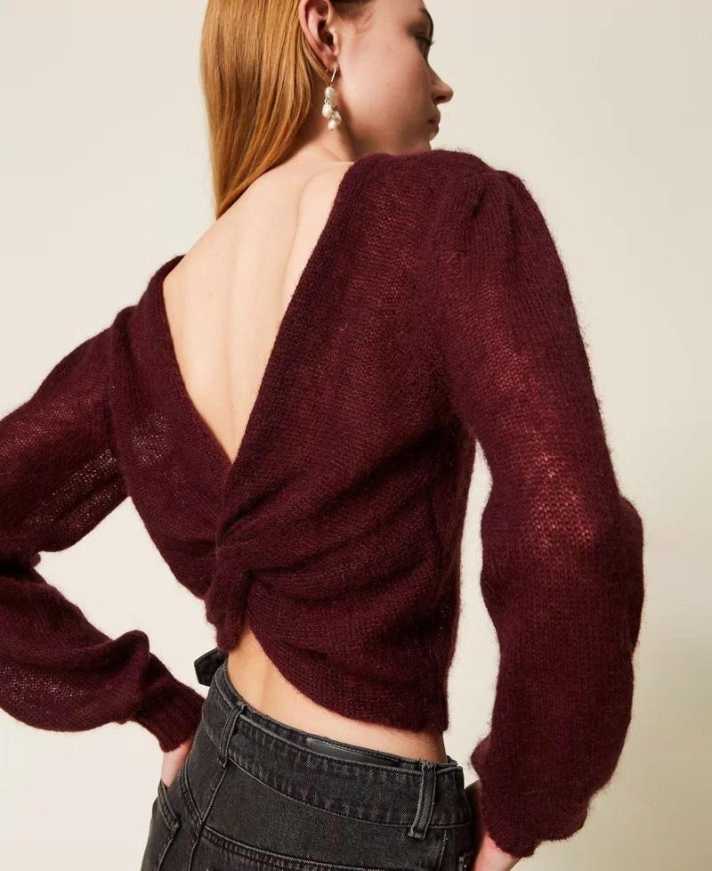 Coprispalle in maglia misto mohair TP3525002 TWINSET