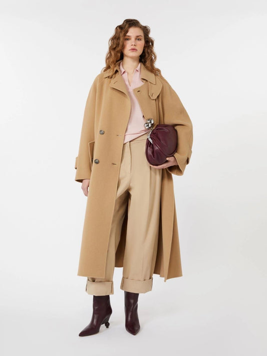 Cappotto trench in lana double CADINE009 MAXMARA