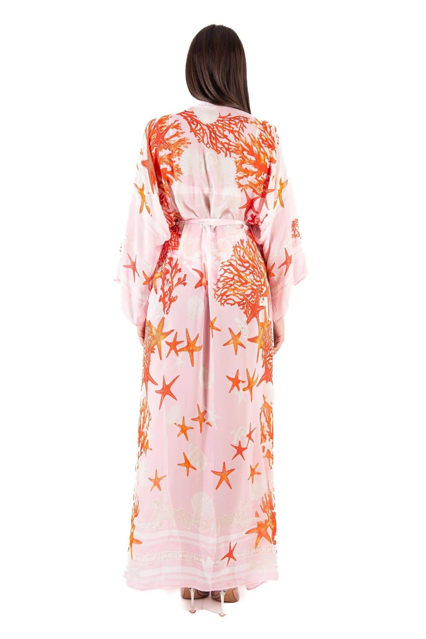 Kimono lungo in viscosa 
