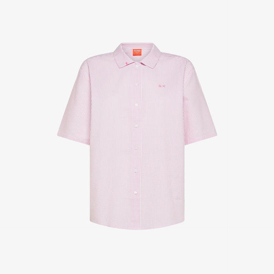camicia in cotone mezza manica S36247011 SUN68