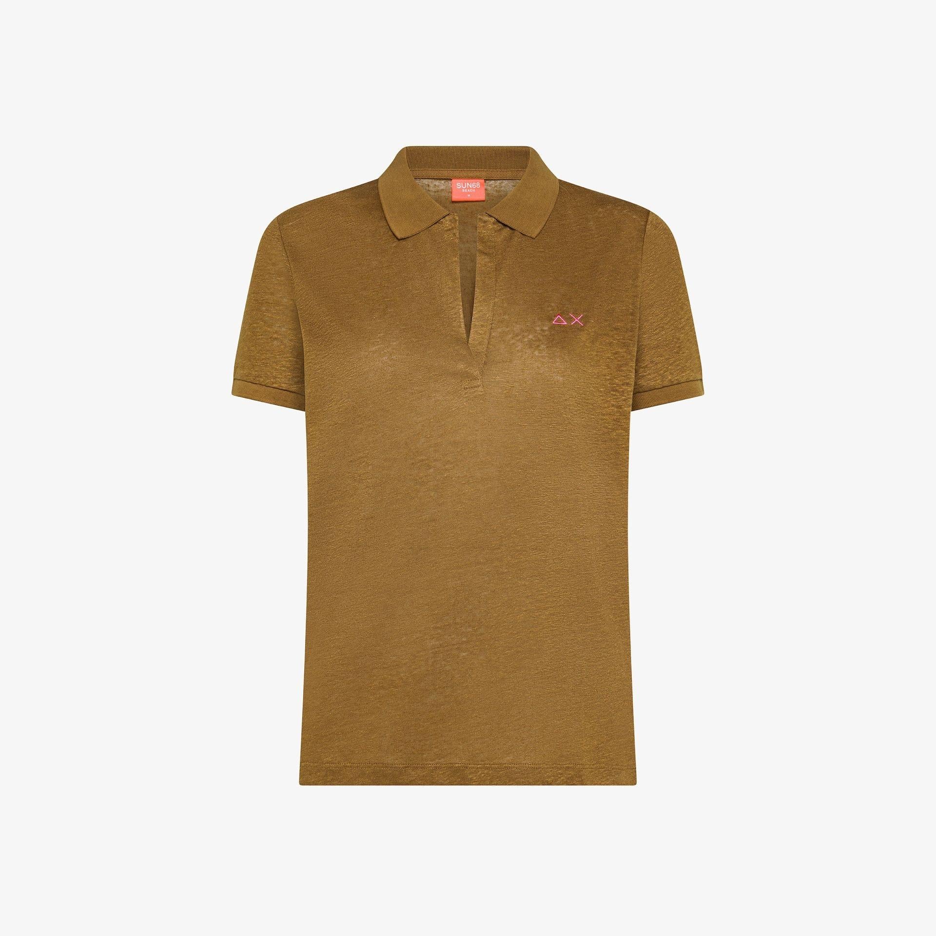 polo con scollo a v 