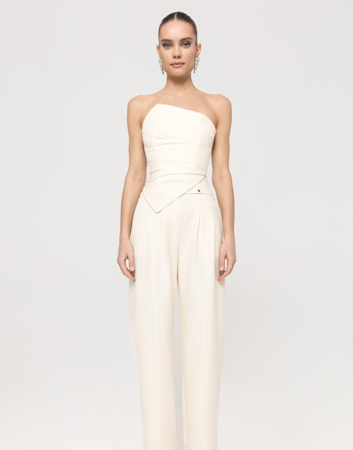 pantalone con micropaillettes PS1348007 NISSA