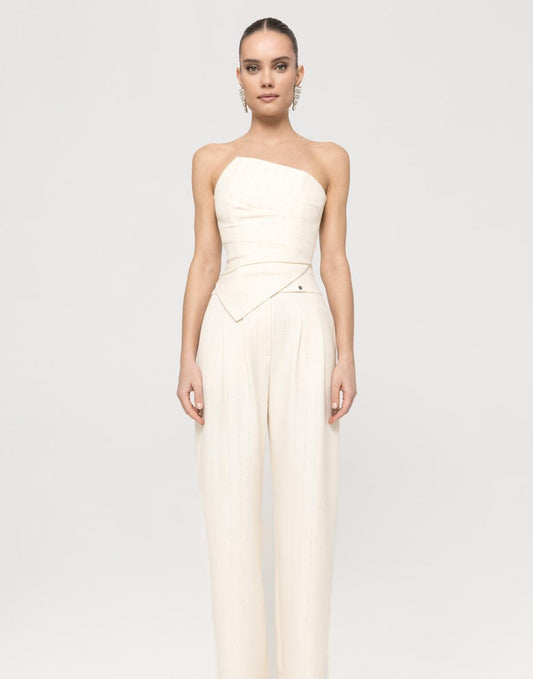 pantalone con micropaillettes PS1348007 NISSA