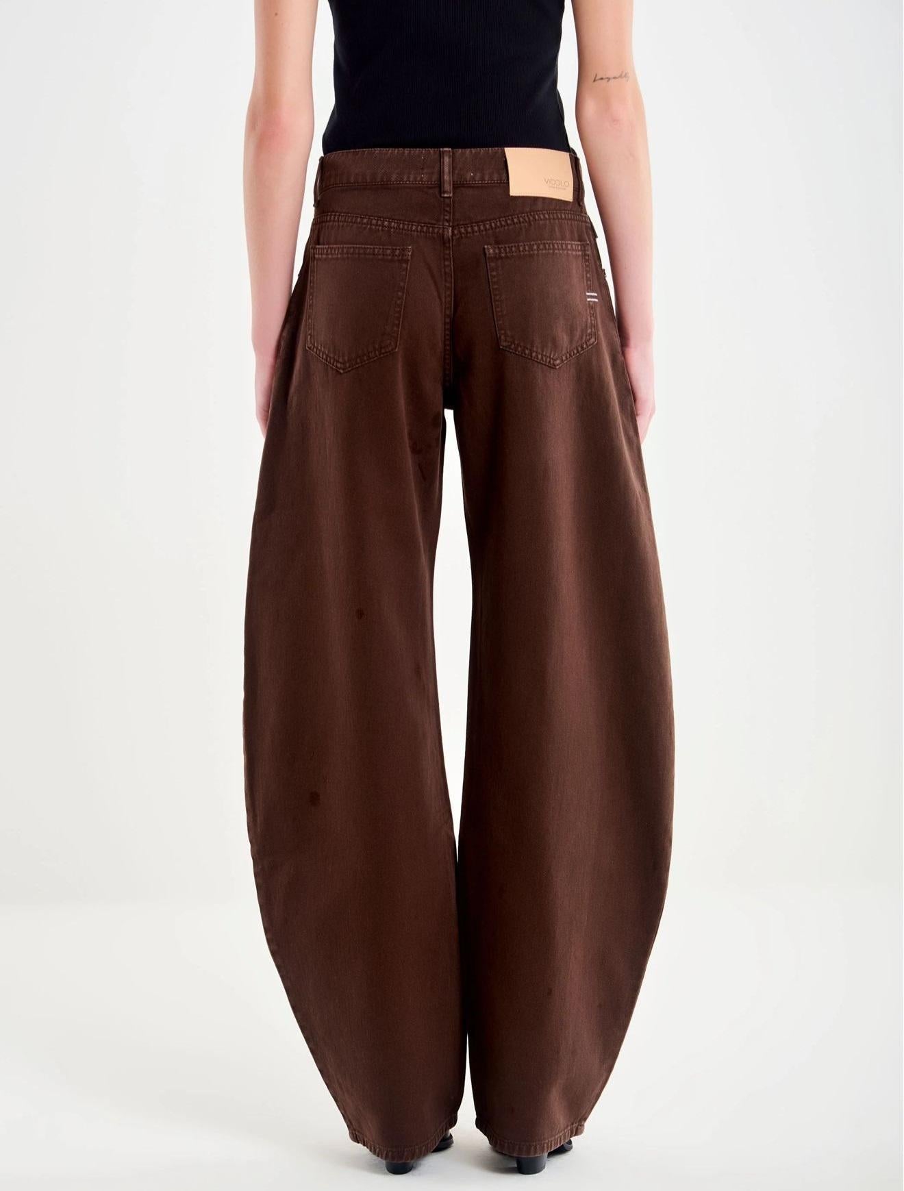 Jeans Denise Barrel Fit Moro DF5110006 VICOLO