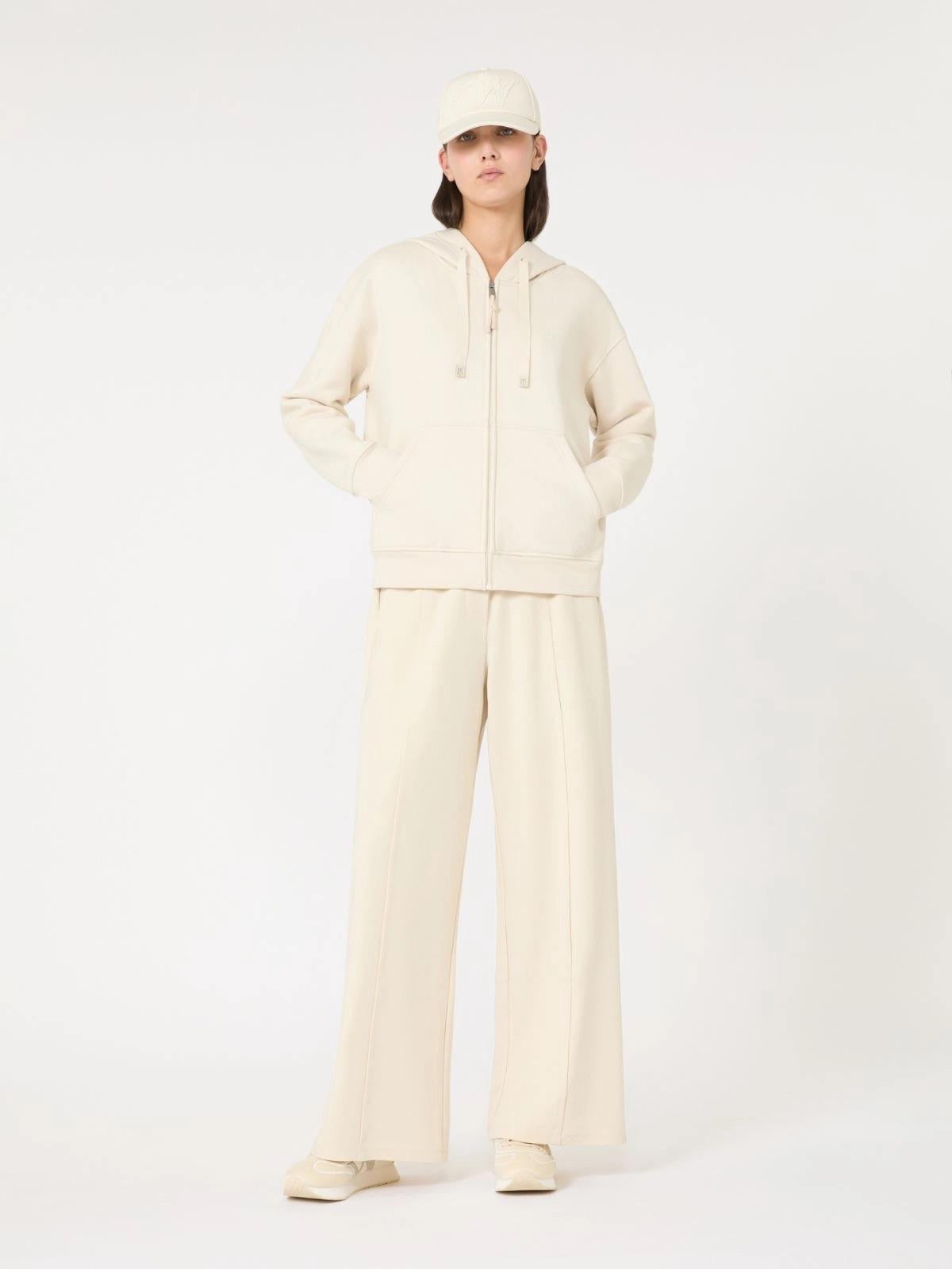 Felpa con zip in cotone CANE005 MAXMARA