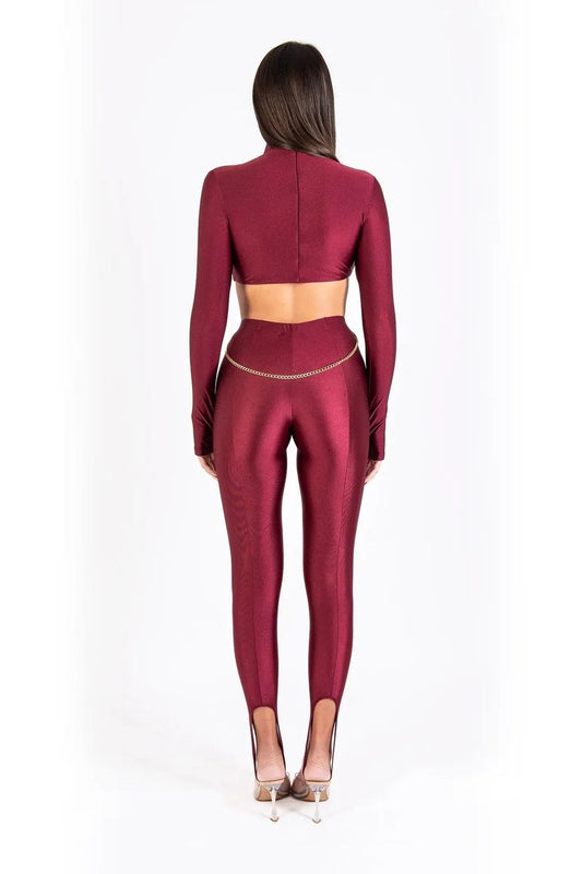 leggins BORDEAUX WLG64002 DISTRICT MARGHERITA MAZZEI