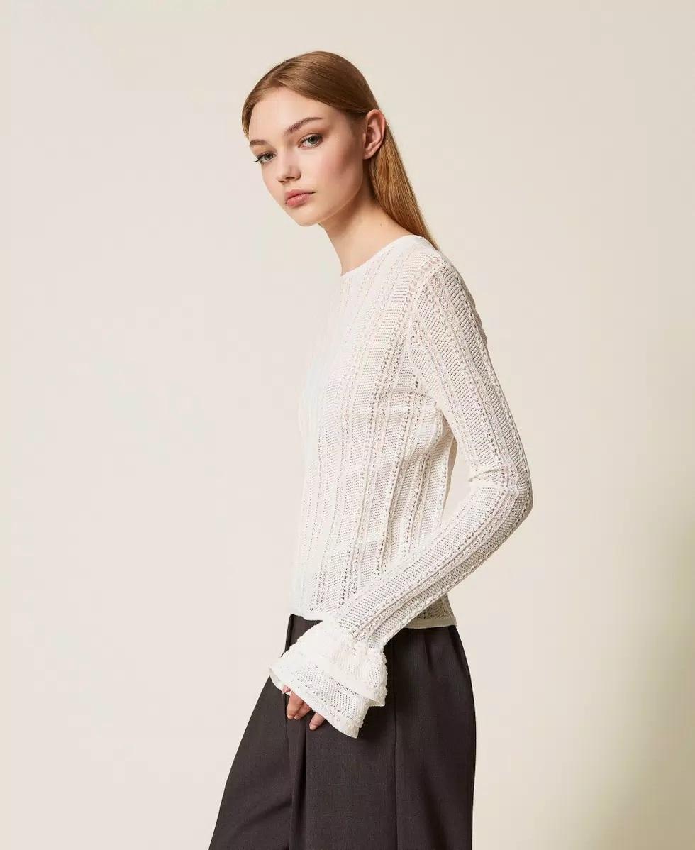 Maglia fitted con balze TP3181005 TWINSET