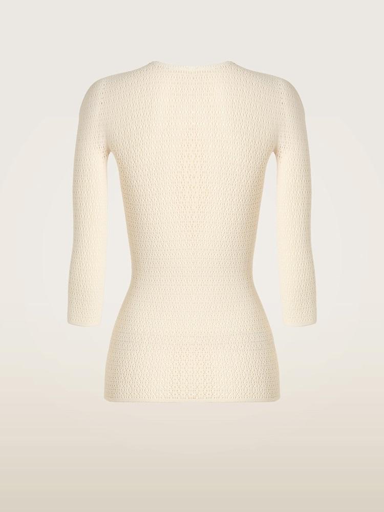 maglia manica lunga traforata 53460031 WOLFORD
