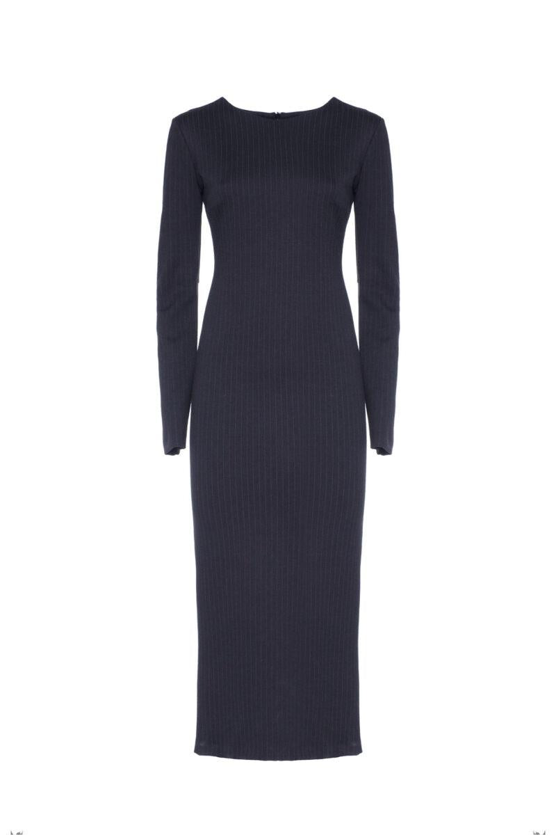 ABITO MIDI IN PUNTO MILANO GESSATO V11015003 SO ALLURE