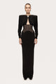 Abito lungo con corsetto in vita RS16058000 NISSA