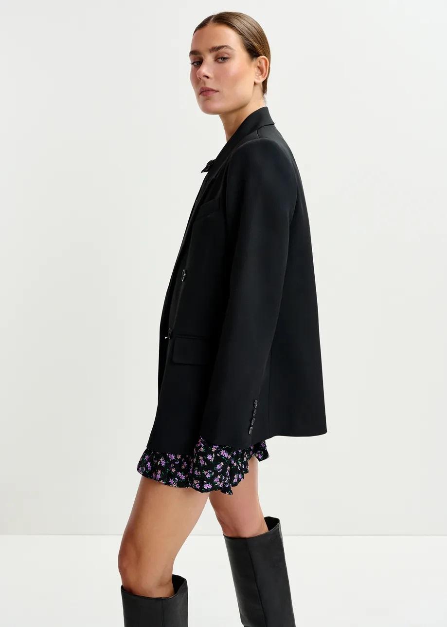 Blazer doppiopetto nero IMURE000 ESSENTIEL