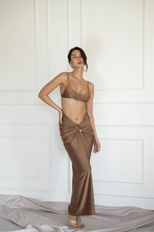 gonna pareo BAMBOO MIDISKIRT009 ISABEL BEACHWEAR