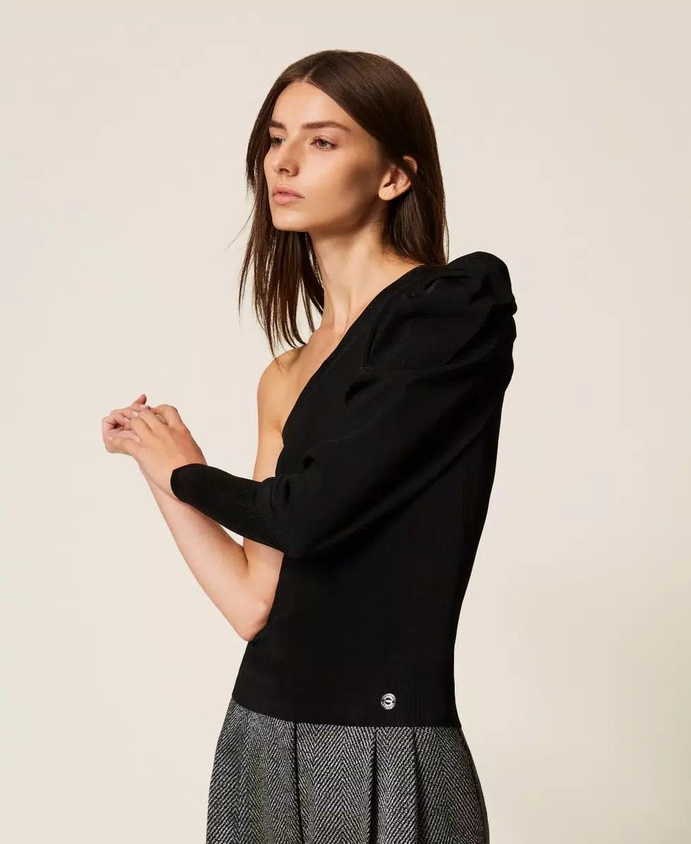 Maglia monospalla con drappeggio AT3011000 TWINSET