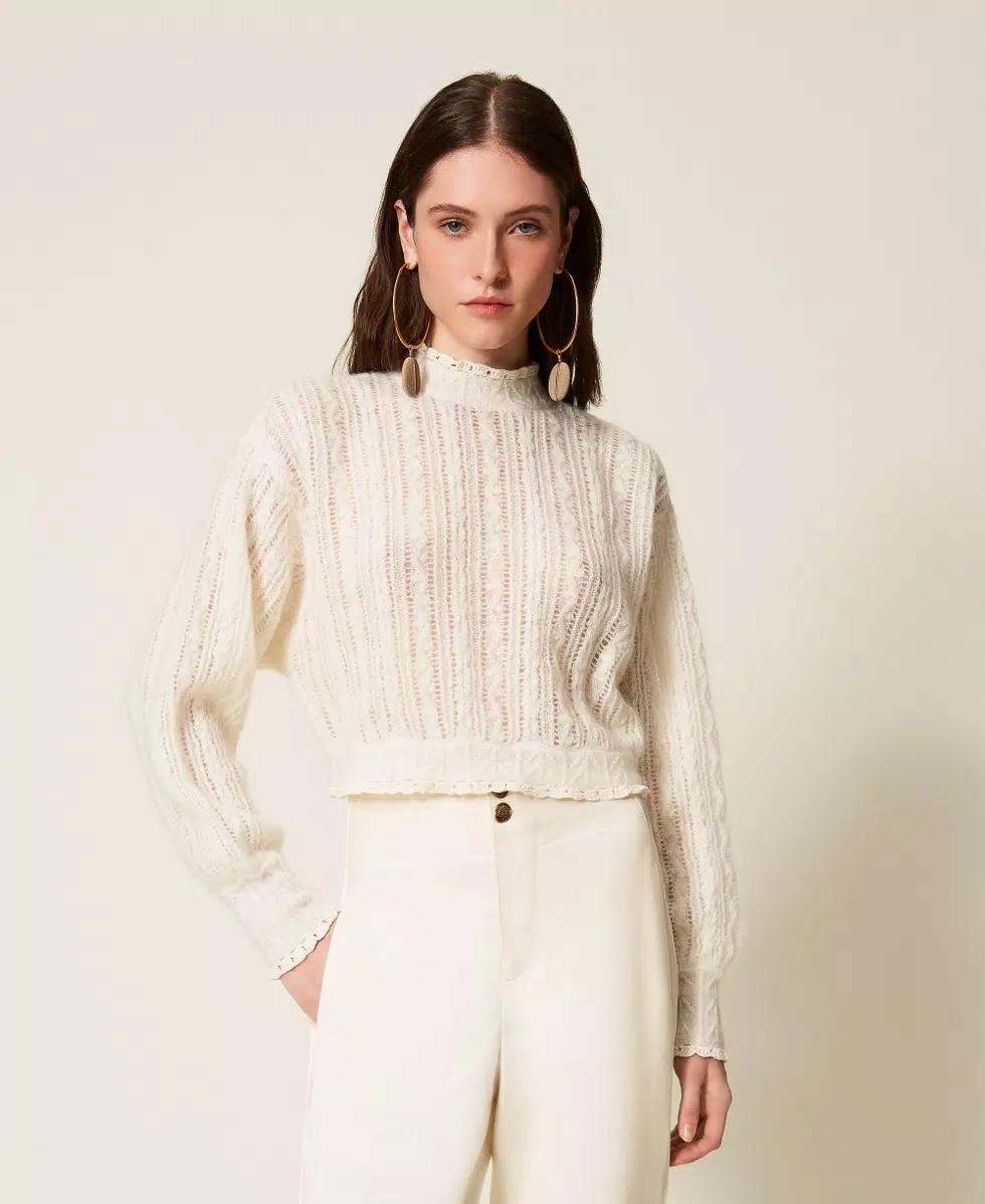 Maglia in misto mohair e lana TS3051005 TWINSET