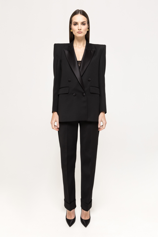 Pantalone Nero Sartoriale Donna PS16170000 NISSA