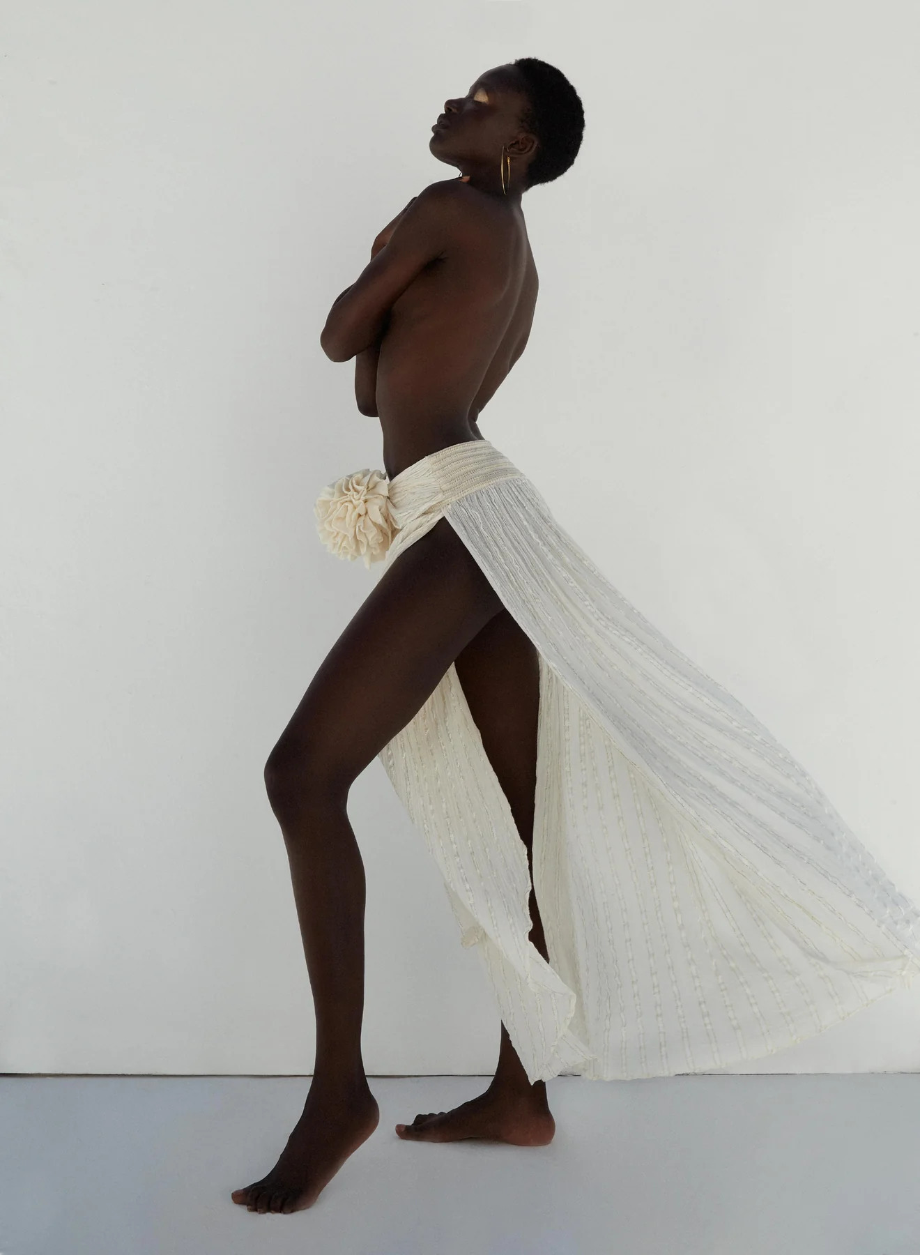 gonna lunga in lurex 