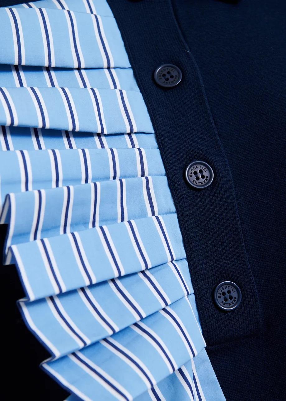 polo in maglia fine con volant JUMBLE003 ESSENTIEL