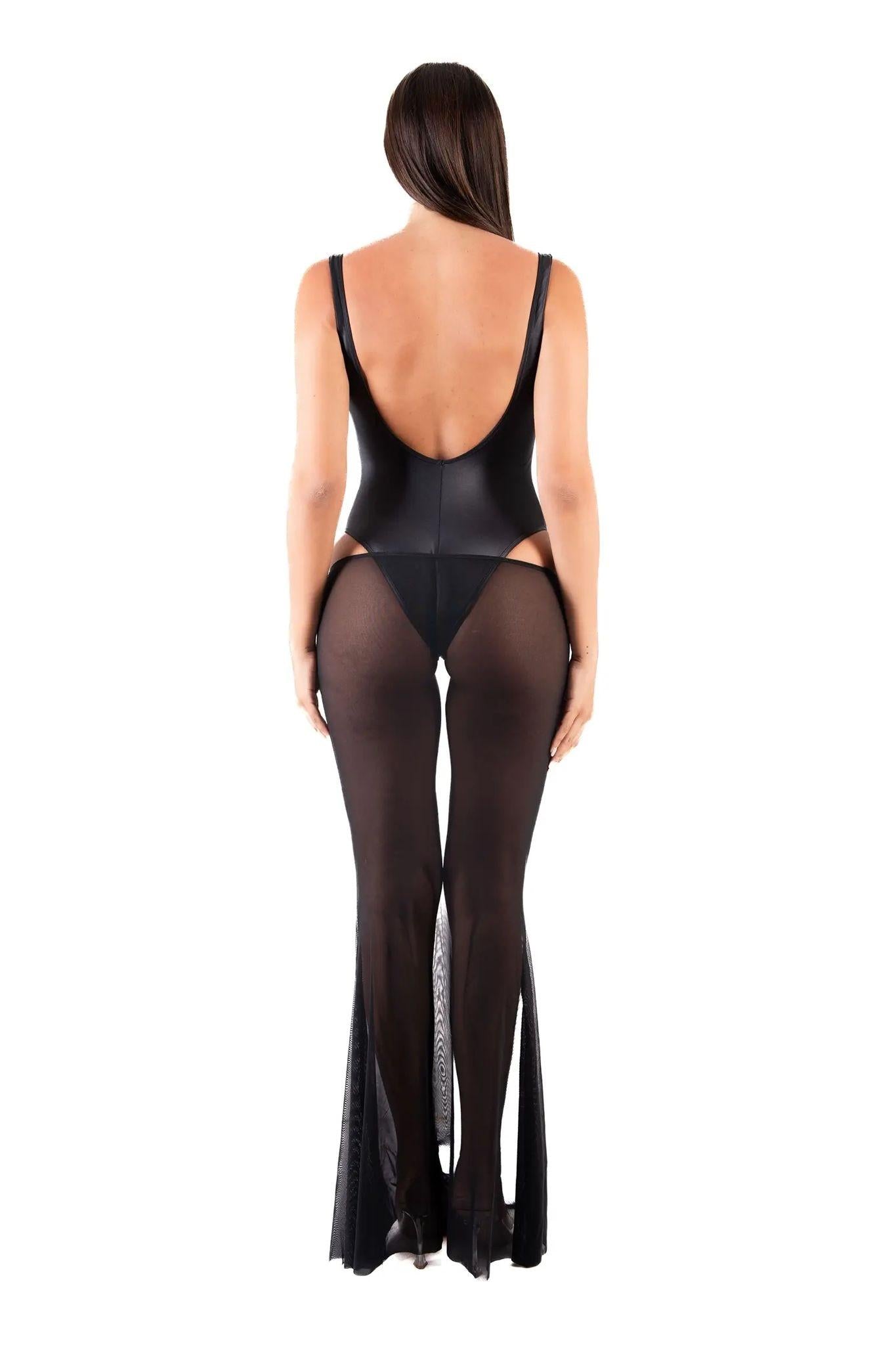 Intero body olimpionico laser con gonna tulle 