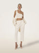 Crop top mono-spalla in filato 57217031 WOLFORD