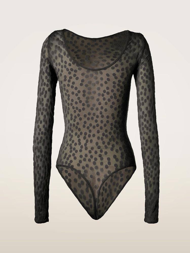 Body string semi-trasparente con motivo a pois 78331000 WOLFORD