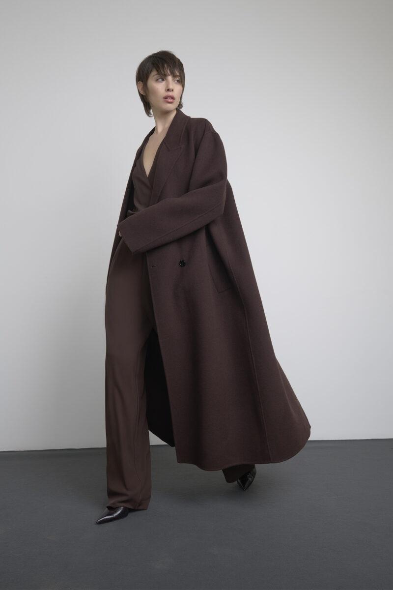 CAPPOTTO LUNGO DOPPIOPETTO IN LANA W33055C006 SO ALLURE