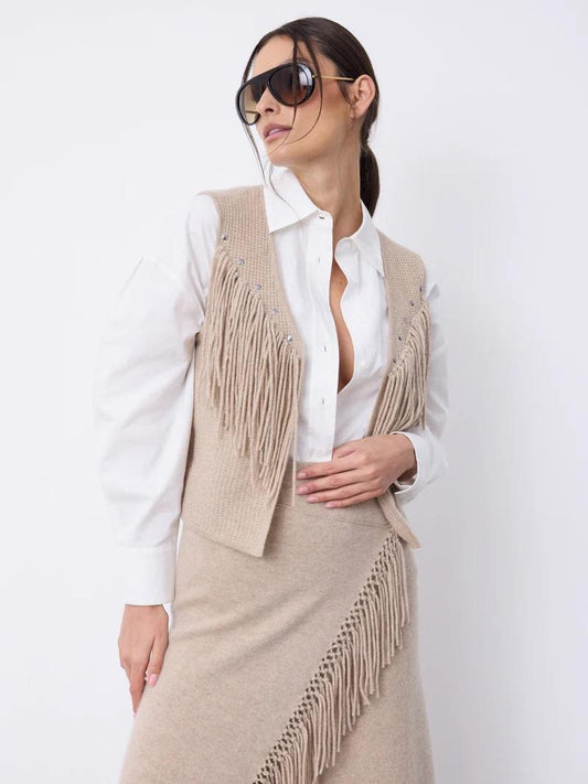 Gilet in Cashmere LOWEN013 NOTSHY