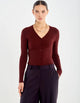 Maglia Cardigan a costine 22102F002 VICOLO