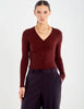 Maglia Cardigan a costine